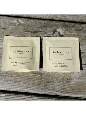 JO MALONE LONDON ENGLISH PEAR & FREESIA BODY CREAM samples x2 7ml Each BNIP